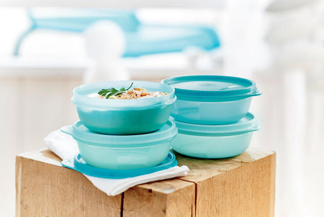 Tupperware Space Saver Bowl 300ml Behälter für den Kühlschrank