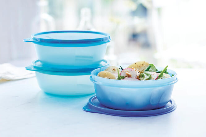 Tupperware Space Saver Bowl 600ml Behälter für den Kühlschrank
